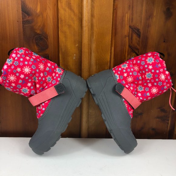Northside Thinsulate Water Resistant Floral Winter Snow Boots Slip Resistant - Picture 4 of 13